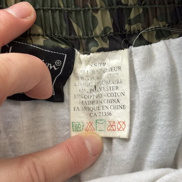 VTG Y2K Champion Snap Button Tearaway Track Pants Mens XS Green Sweatpants Baggy - Picture 12 of 16